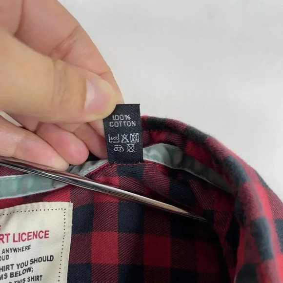 SBS Super Bad Shirt License plaid button down shirt - Picture 9 of 9